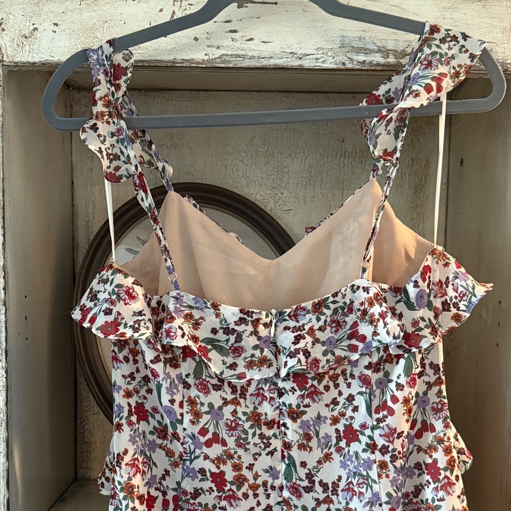 Floral Ruffle Dress - Picture 5 of 8